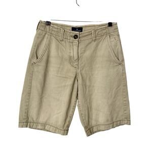 American Eagle Classic Shorts Mens 26 Tan Beige Bermuda Casual Khaki Chino